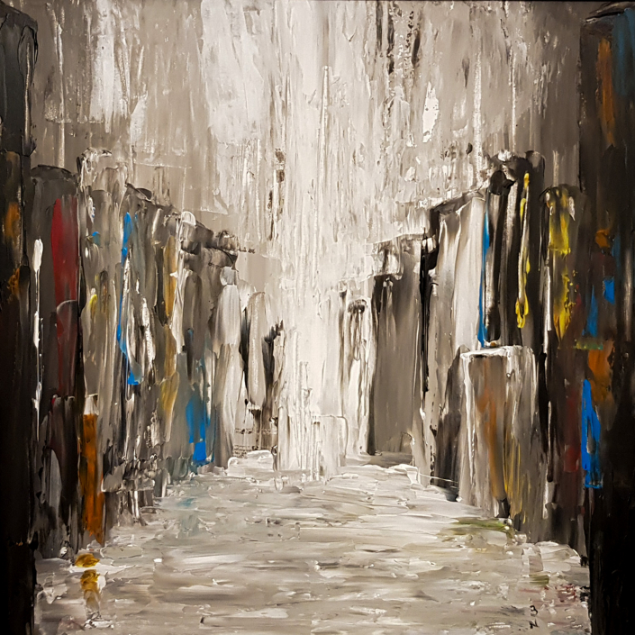 Abstrakt mit Acryl auf bespannter Malplatte Abstrakt mit Acryl auf bespannter Malplatte